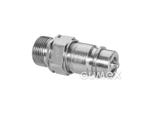 NIPPEL FÜR HYDRAULISCHE KUGEL-SCHNELLKUPPLUNG DN6 AUSSENGEWINDE